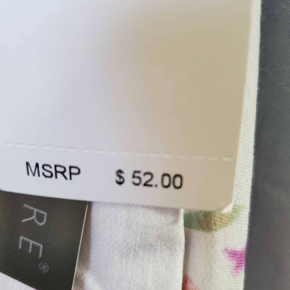 Preswick And Moore Floral Skort Size 1x - Picture 5 of 11